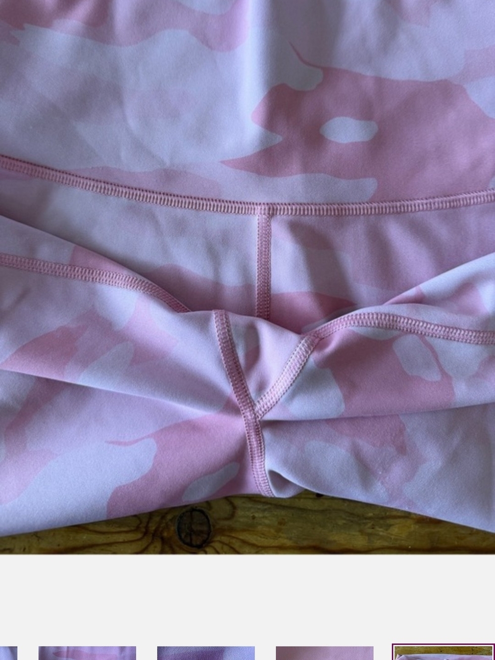 ALO Yoga Pink Camo Leggings - Picture 4 of 5